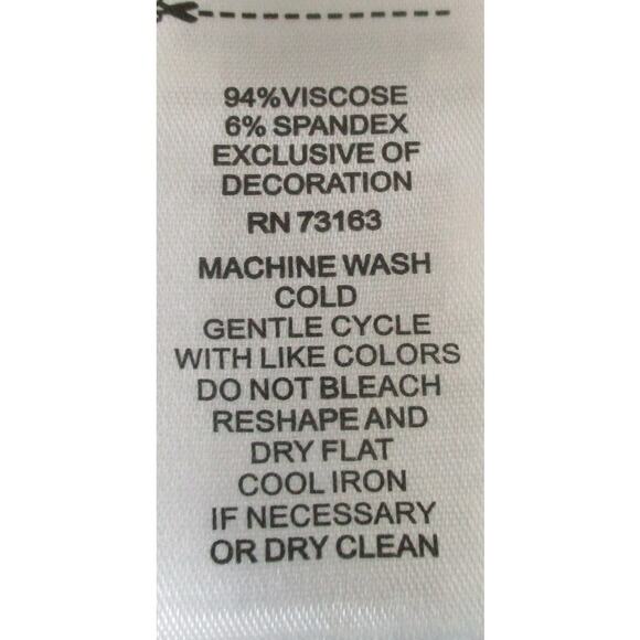 Cupio Women's Plus Blue Short Sleeve Stretch V-neck Tee Shirt Size 1X - Picture 9 of 9